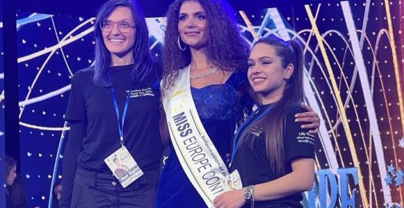 Valentina Fiorucci hairstylist di Miss Europe Continent 2023